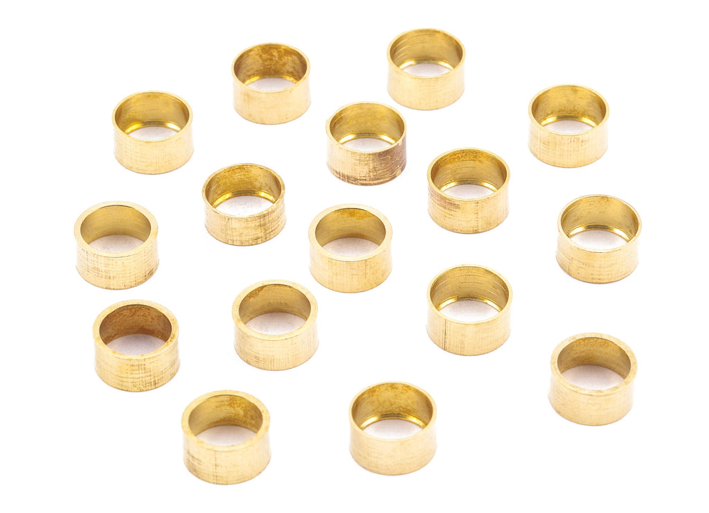 Brass Tube Beads - Raw Brass Tube Beads - Earring Findings - Jewelry Supplies - 7.98x4.14x0.69mm - PP2227 - DOMEDBAZAAR