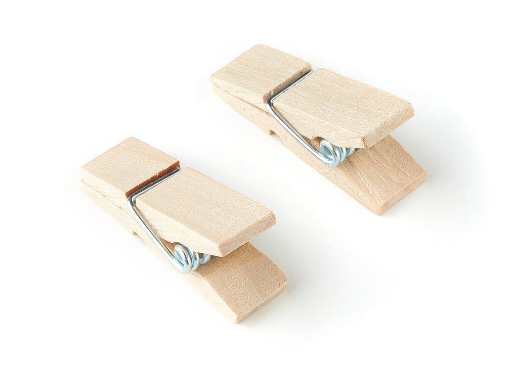 Wooden Mini Clothespins - Hanging Photos - Picture Hanger - Clothespins Findings - 37.06x10.41x16.88mm - BB1061 - DOMEDBAZAAR