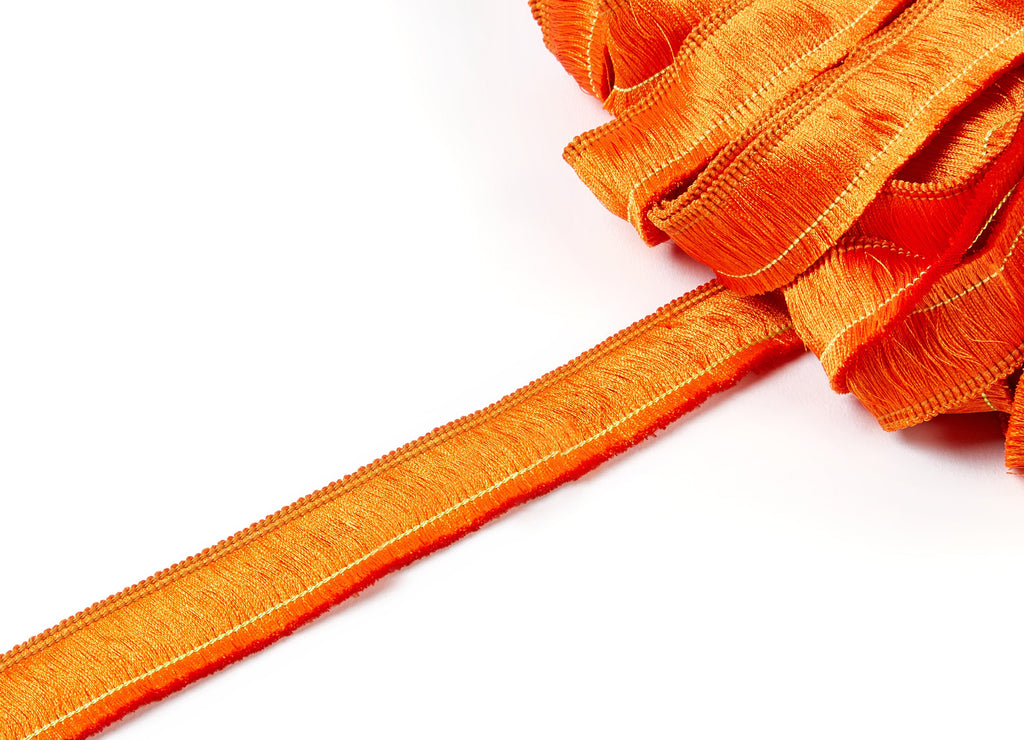 Tassel Fringe Trim - Chainette Fringe - Cotton Tassel Trim - Dress Fringing Tassels - Jewelry Accessories - 25x2.5mm - RS1032 - DOMEDBAZAAR