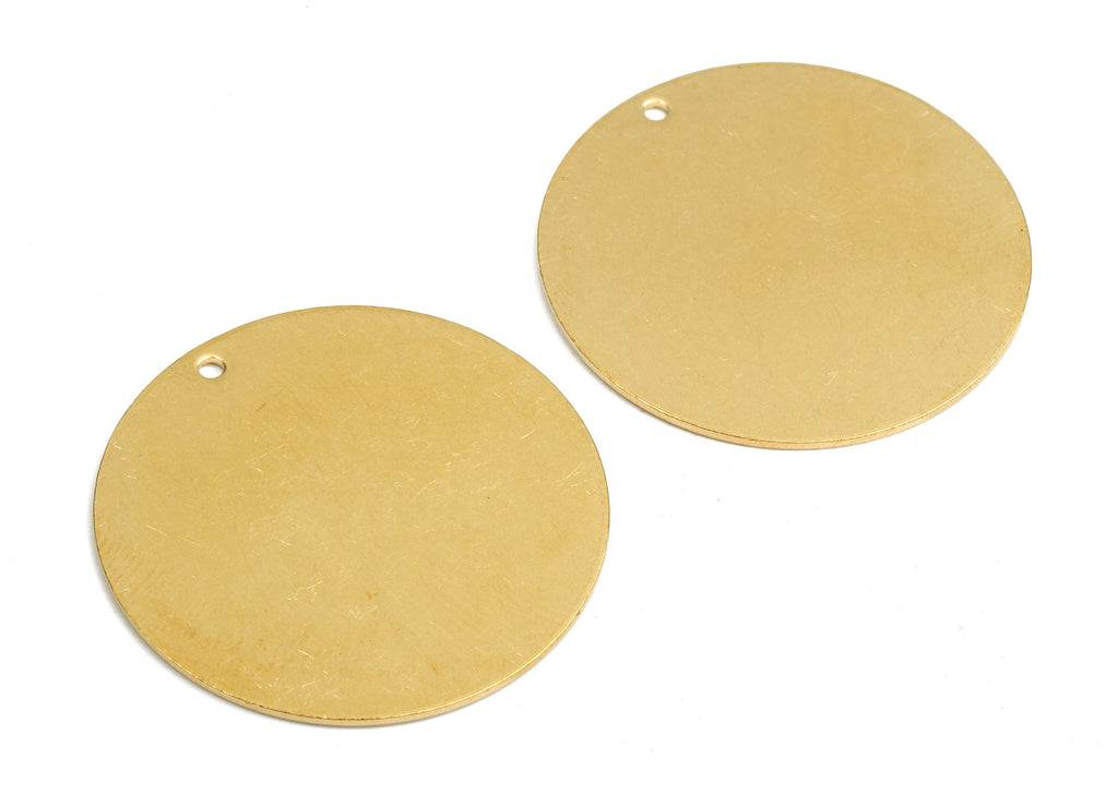 Personalized stamping blank - Brass Round Charms - Raw Brass Coin Earrings and Pendant - Brass Round Necklace  - 30.01x30.01x0.81mm - PP2391 - DOMEDBAZAAR