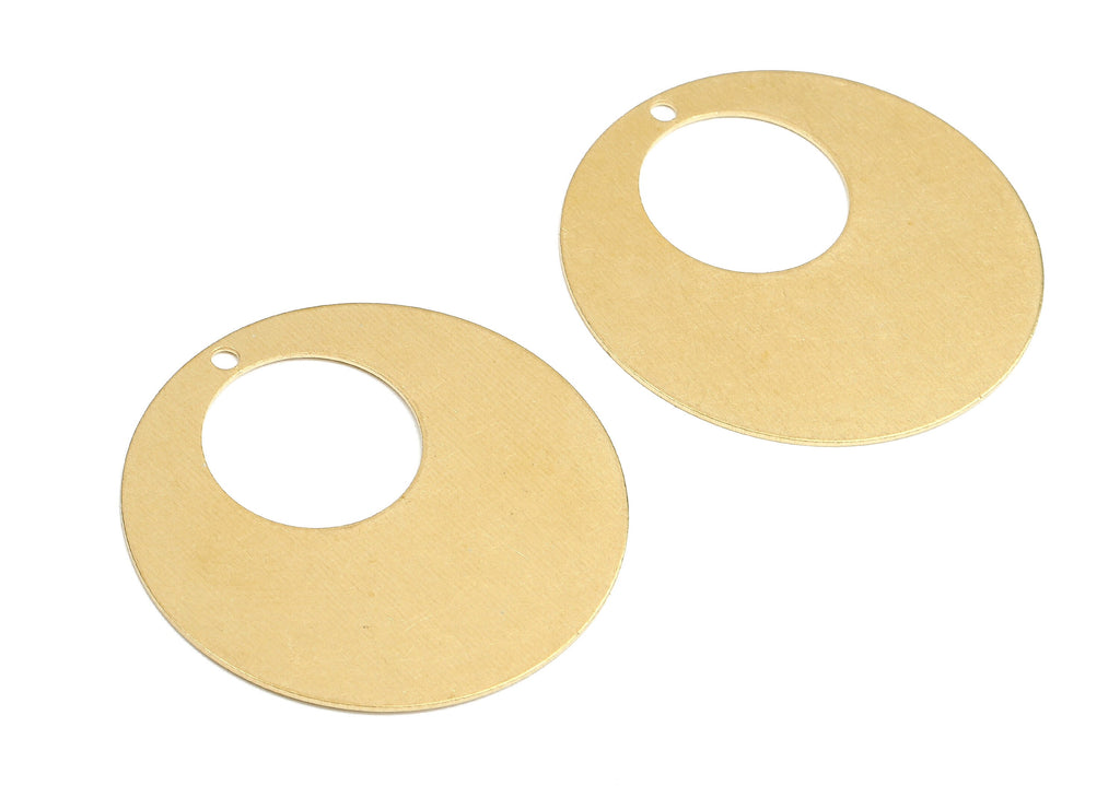 Personalized stamping blank - Brass Round Charms - Raw Brass Circle Earrings and Pendant - Brass Round Necklace - 32x32x0.62mm - PP2395 - DOMEDBAZAAR
