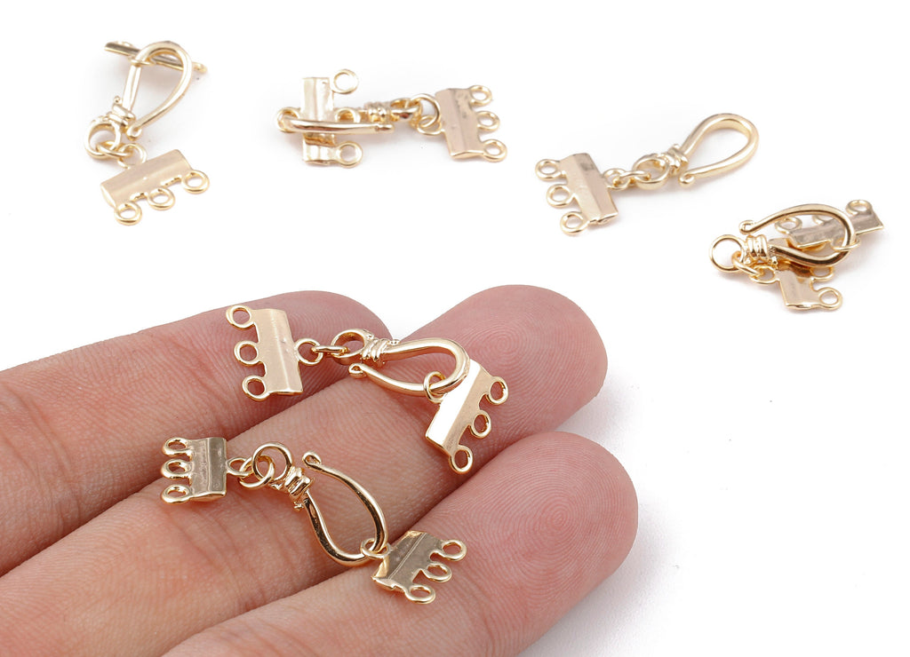 Brass Connector Earring Charms - Brass Connector Pendant - 18K Real Gold Plated Brass - Necklace Pendant - 25x11.46mm - RGP1139 - DOMEDBAZAAR