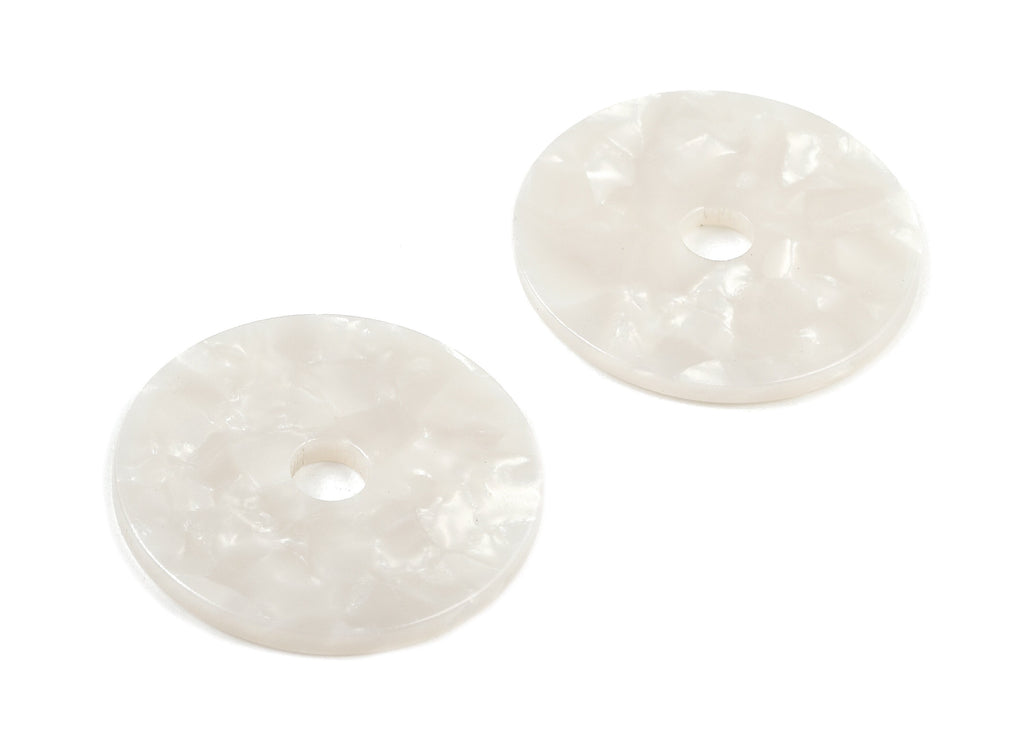 Acetate Round Charms - Circle Earring & Pendant - Earring Findings - Jewelry Supplies - Color Code: A12 - 30.49x30.49x2.6mm - AC1748-A12 - DOMEDBAZAAR