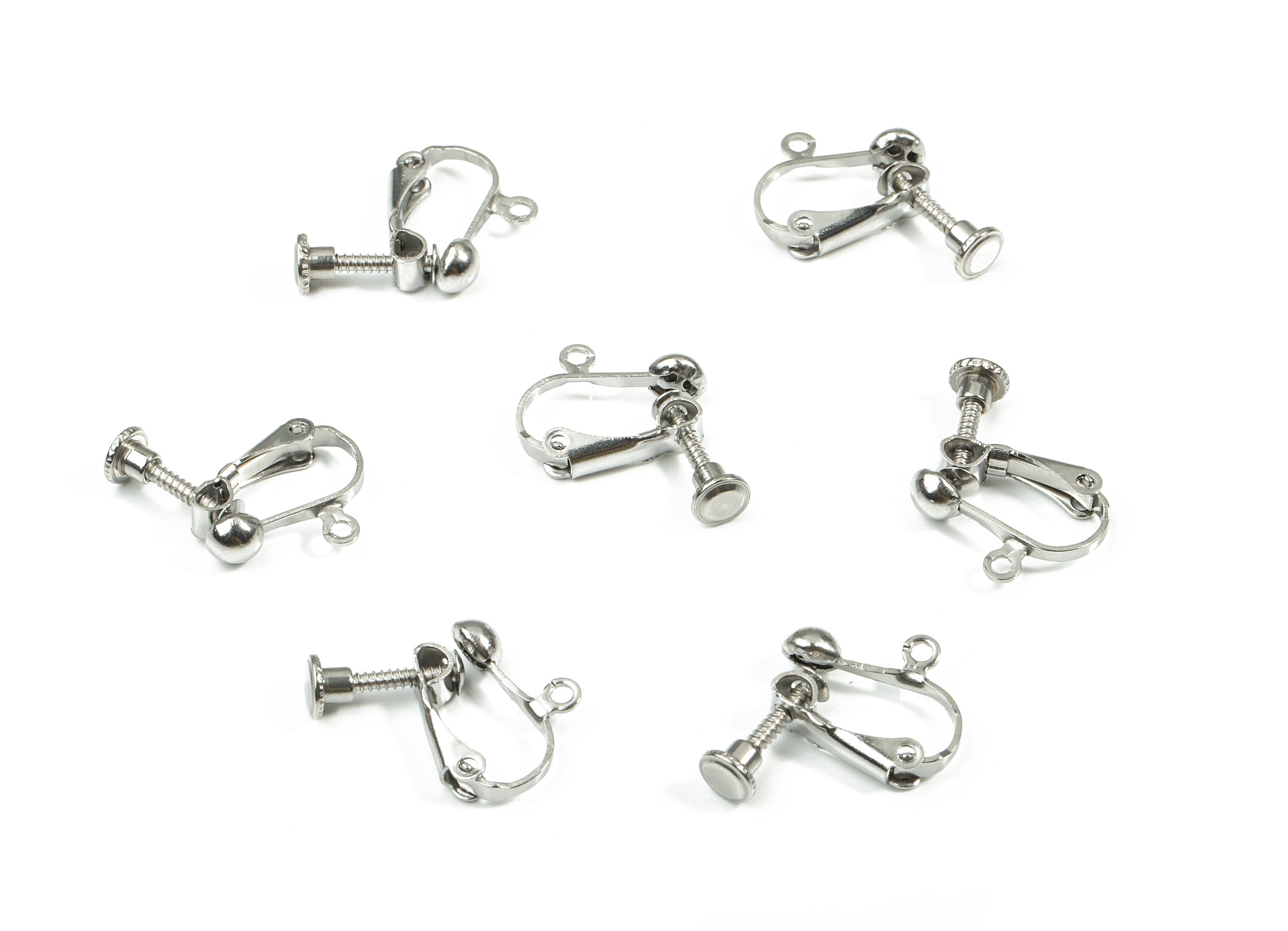 Stainless Steel Earring Clips - 316 Stainless Steel Screw Back