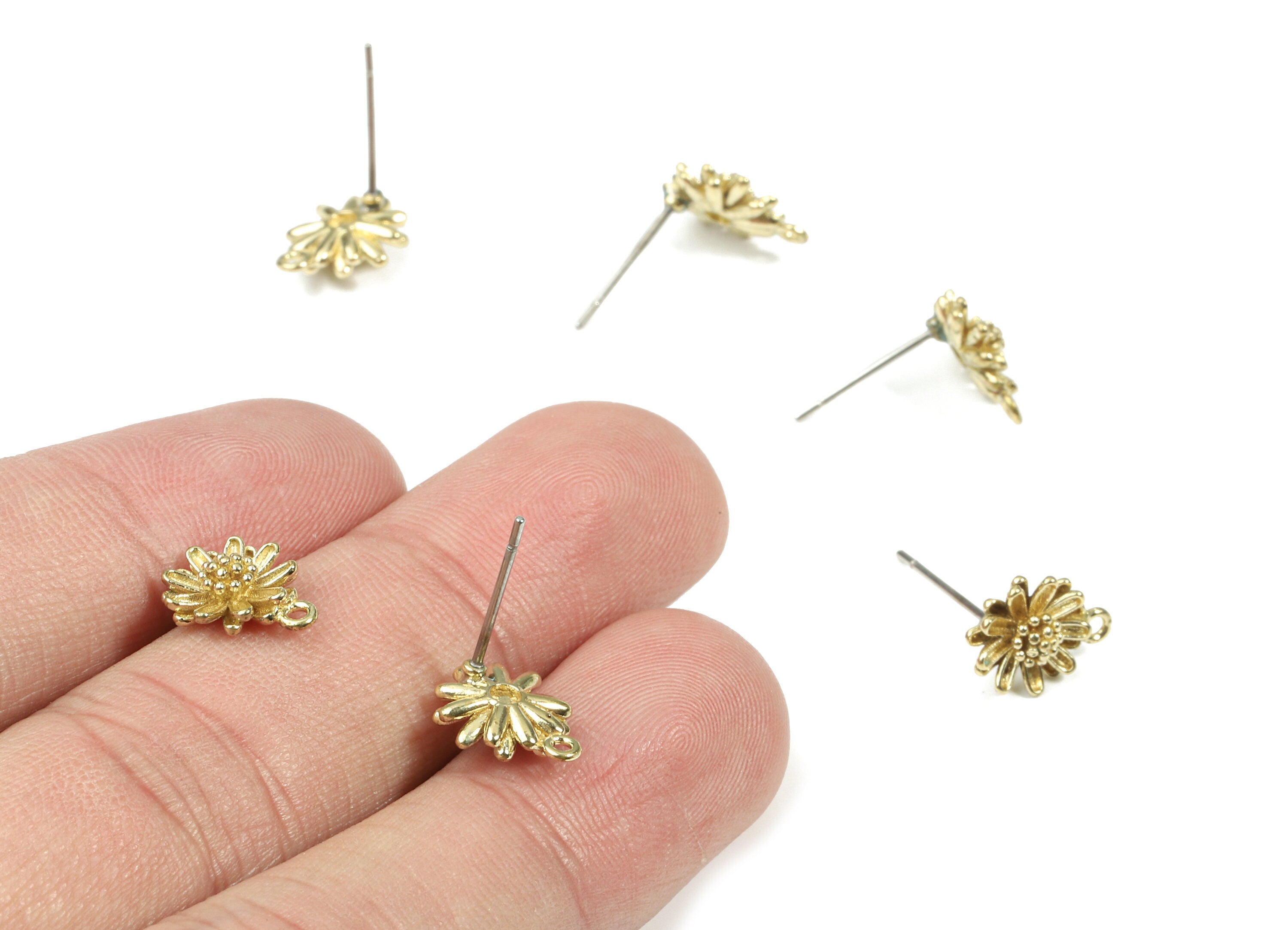4mm Ball Earrings Posts 2mm Loop 07mm Pin 100 Pieces 1359  Jewelry  Tool Box