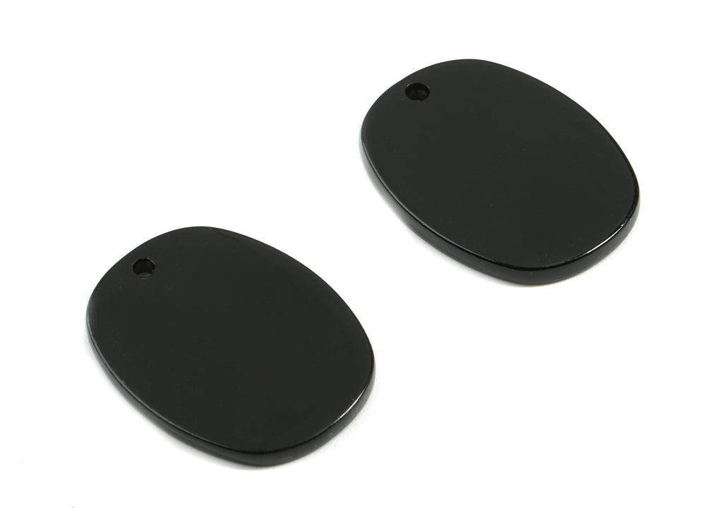Acrylic Earring Charms - Oval Pendant - Earring Findings - Jewelry Supplies - Color Code: A66 - 26x13.7x2.53mm  - AC1158E - DOMEDBAZAAR