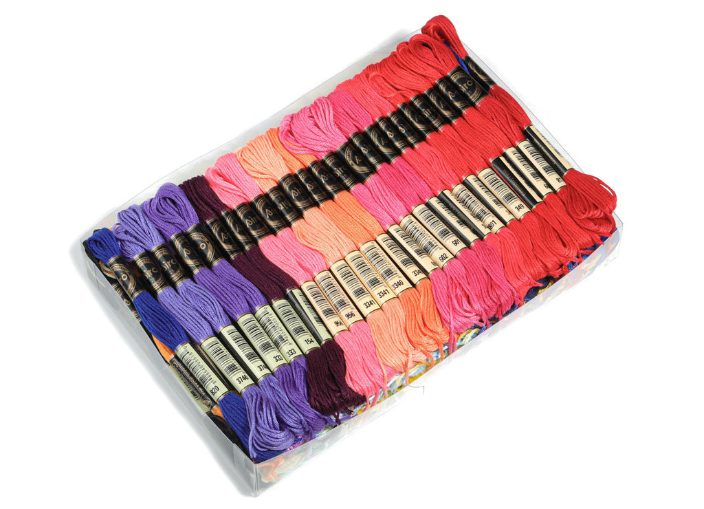 Embroidery Floss Set - 100 Skeins of 8 Meters Each - Embroidery Thread - Cross Stitch Floss - Embroidery Accessories - HM1009 - DOMEDBAZAAR