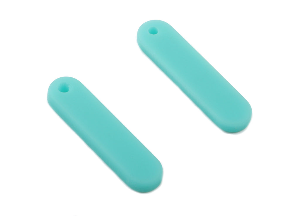 Acrylic Bar Earring Charms - Matte Mini Bar Earring - Earring Findings - Jewellery Supplies - Color Code:A467 - 20.82x5.06x2.24mm - AC1899C - DOMEDBAZAAR