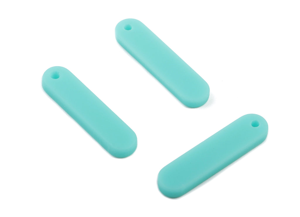 Acrylic Bar Earring Charms - Matte Mini Bar Earring - Earring Findings - Jewellery Supplies - Color Code:A467 - 20.82x5.06x2.24mm - AC1899C - DOMEDBAZAAR