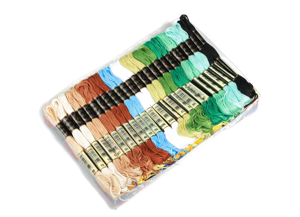 Embroidery Floss Set - 100 Skeins of 8 Meters Each - Embroidery Thread - Cross Stitch Floss - Embroidery Accessories - HM1009 - DOMEDBAZAAR