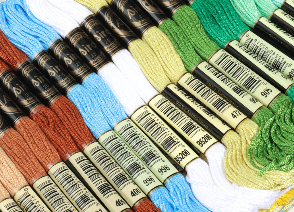 Embroidery Floss Set - 100 Skeins of 8 Meters Each - Embroidery Thread - Cross Stitch Floss - Embroidery Accessories - HM1009 - DOMEDBAZAAR