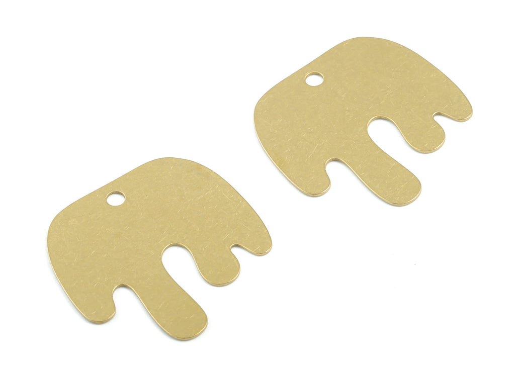 Personalized stamping blank - Brass Fluid Earring Charms - Raw Brass Fluis Pendant - Earrings Finding -  26.69x29.61x0.59mm - PPM3418 - DOMEDBAZAAR