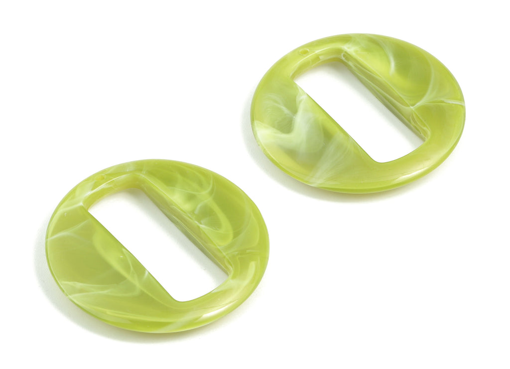Resin Charms - Resin Earrings - Round Circle Shaped - Rectangle Shaped - Earrings Finding - Jewelry Supplies - 39.06x39.06x6.86mm - AC1274H - DOMEDBAZAAR