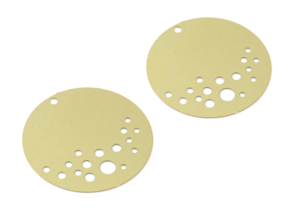 Personalized stamping blank - Brass Round Stamping Blank - Raw Brass Circle Earring Charms - Earring Findings  - 25x25x0.29mm - JJB6401 - DOMEDBAZAAR