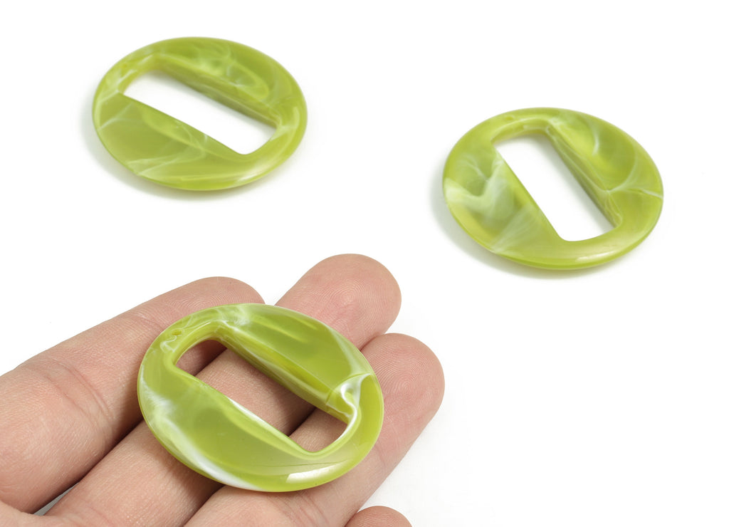 Resin Charms - Resin Earrings - Round Circle Shaped - Rectangle Shaped - Earrings Finding - Jewelry Supplies - 39.06x39.06x6.86mm - AC1274H - DOMEDBAZAAR