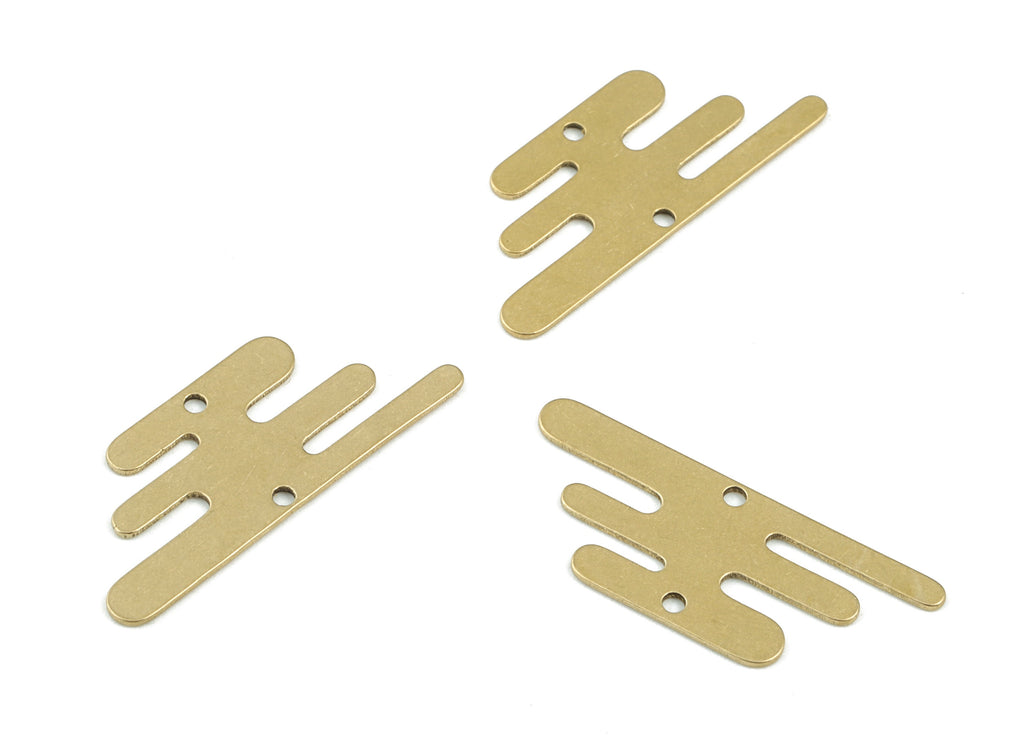 Bird Earring Connector - Raw Brass Bars 2 hole charms - Eagle Connector - Jewelry Supplies - 27x11x0.6mm - PPM3561 - DOMEDBAZAAR