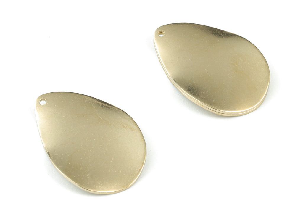 Personalized stamping blank - Brass Oval Wavy Earring Charms - Raw Brass Wavy Oval Pendant - Earring Findings- 32.68x22.03x1.67mm - PP3612 - DOMEDBAZAAR