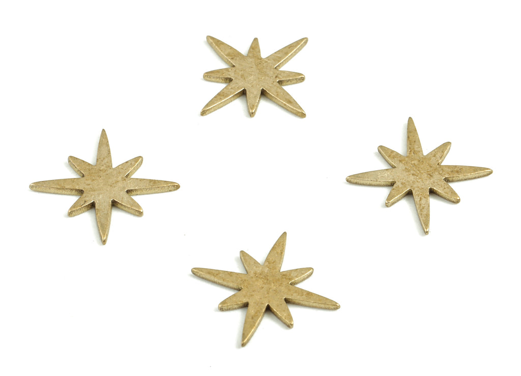 Brass Star Blank - Raw Brass Letter Star Blank - Brass Letter Wall art Decoration - Brass Alphabet Star Blank - 12.82x12.48x0.73mm - PP3702 - DOMEDBAZAAR