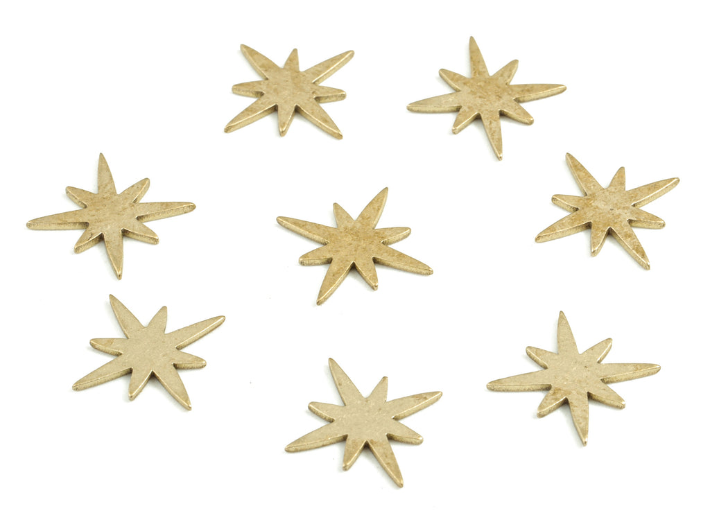 Brass Star Blank - Raw Brass Letter Star Blank - Brass Letter Wall art Decoration - Brass Alphabet Star Blank - 12.82x12.48x0.73mm - PP3702 - DOMEDBAZAAR