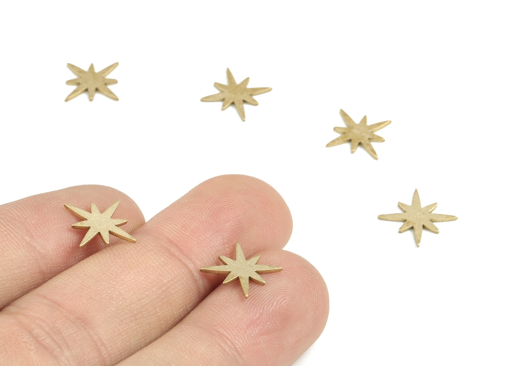 Brass Star Blank - Raw Brass Letter Star Blank - Brass Letter Wall art Decoration - Brass Alphabet Star Blank - 12.82x12.48x0.73mm - PP3702 - DOMEDBAZAAR