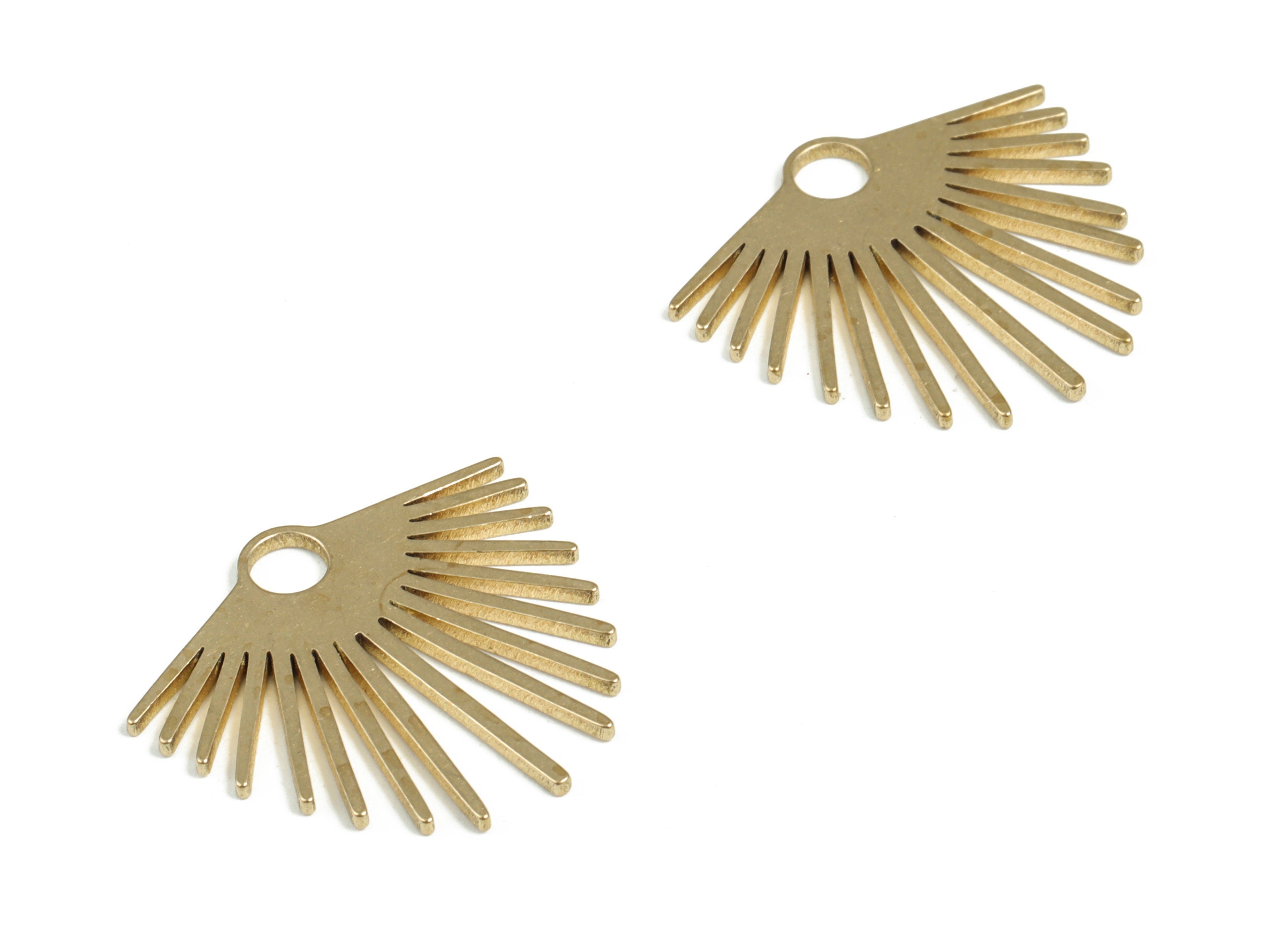 Accessorize in Style with Brass Earring Findings - Raw Brass Connectors and  Charms. 3106