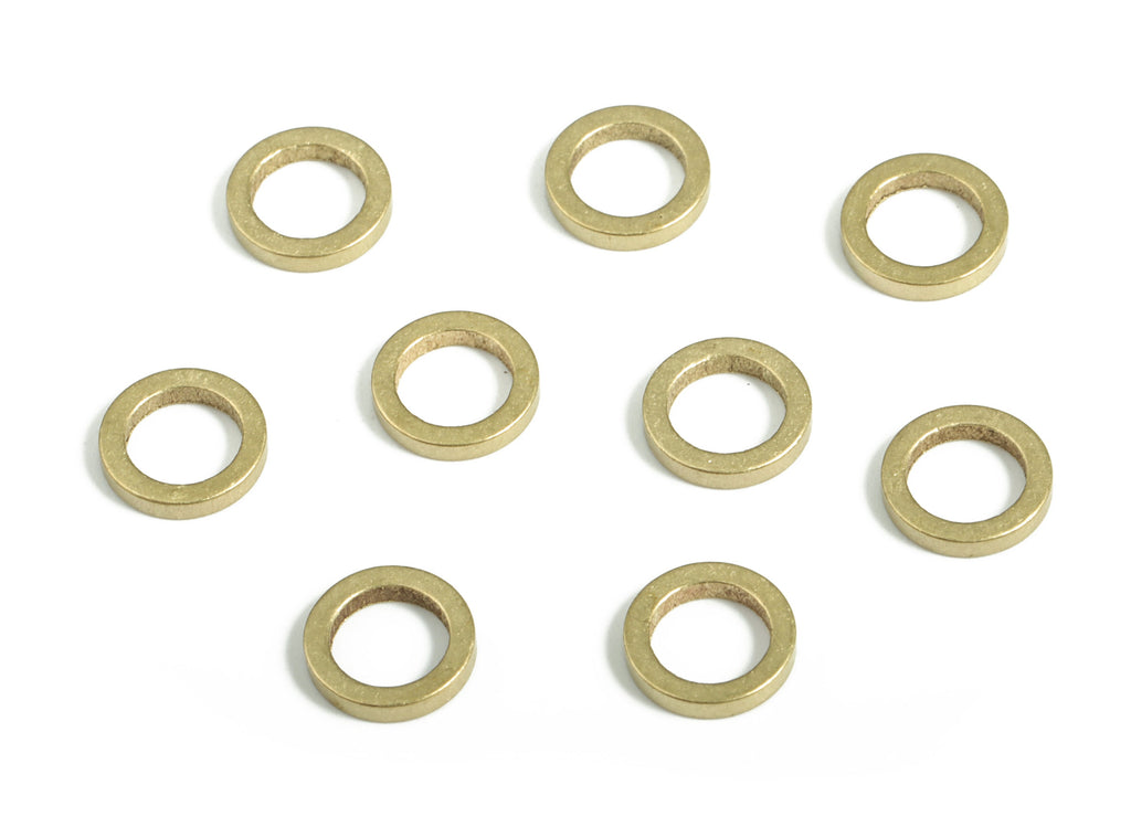 Raw Brass Round Pendants - Brass Round Links - Raw Brass Circle Connector - Earring Findings - Jewelry SuPPlies - 6.0x1.0x1.0mm - PP4138-6 - DOMEDBAZAAR