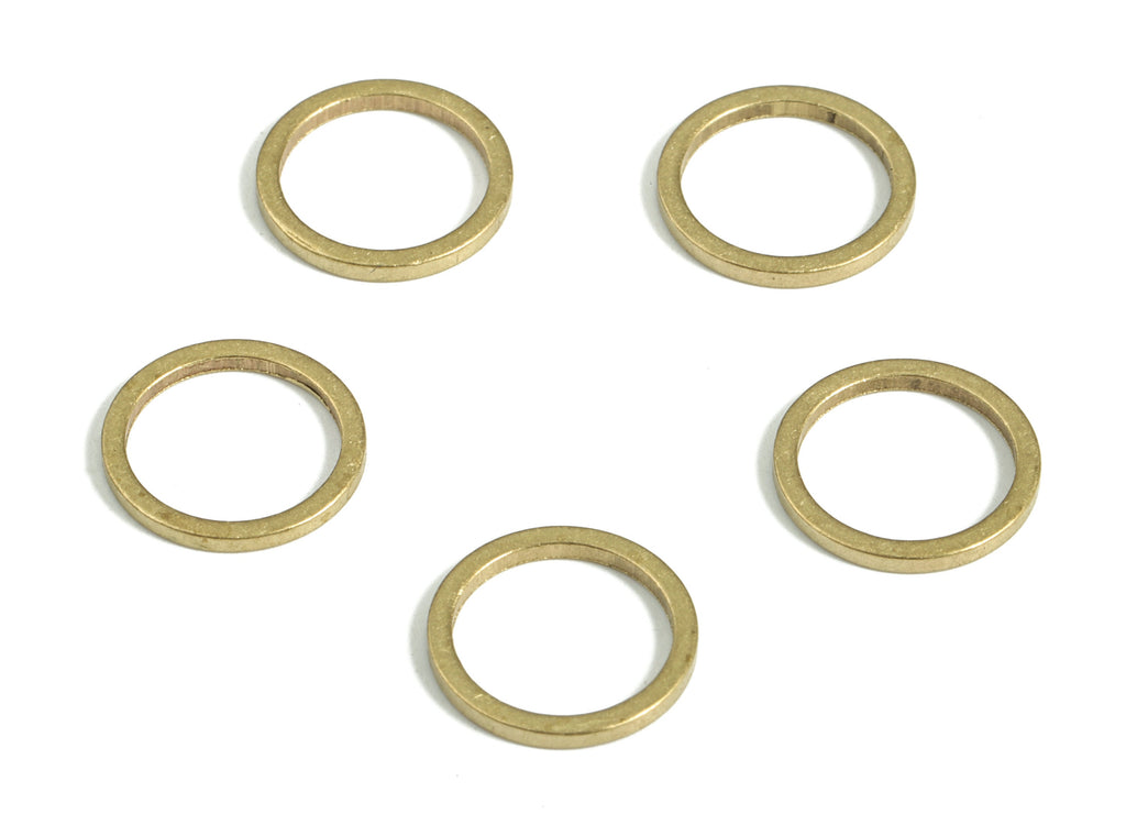 Raw Brass Round Connector - Brass Round Links - Raw Brass Circle Connector - Earring Finding - Jewelry SuPPlies - 10.0x1.0x1.0mm - PP4138-10 - DOMEDBAZAAR