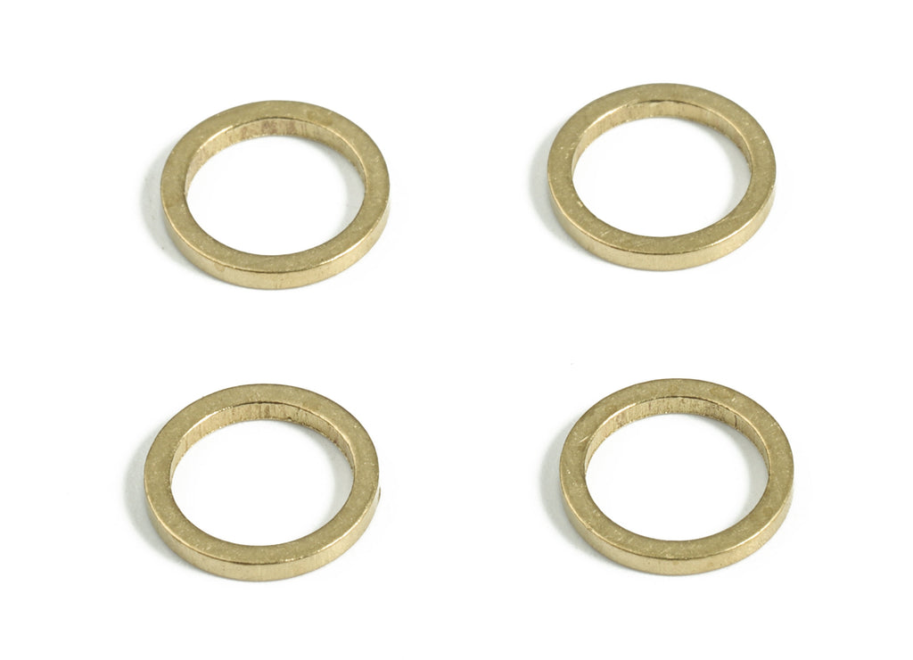 Raw Brass Round Pendants - Brass Round Links - Raw Brass Circle Connector - Earring Findings - Jewelry SuPPlies - 8.0x1.0x1.0mm - PP4138-8 - DOMEDBAZAAR