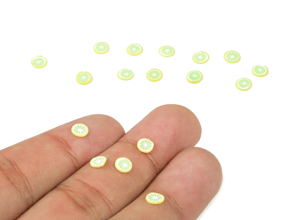 Lemon Polymer Clay Wall Art – Polymer Wall Hanging – Lemon Fruit Slices - DIY Polymer Clay –Tropical Home Décor - 5.49x5.49x0.49mm- PC2305 - DOMEDBAZAAR
