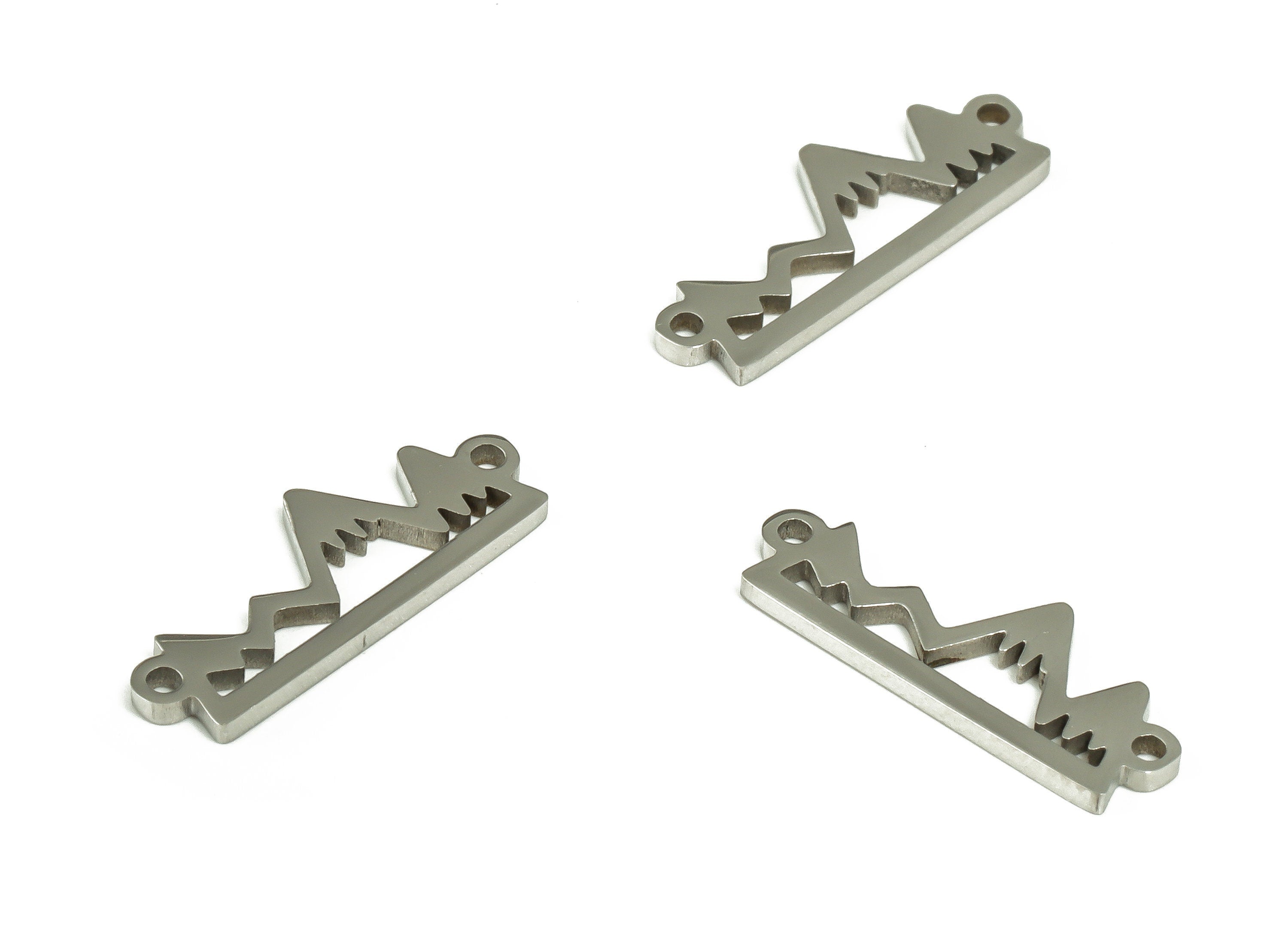 Stainless Steel Mountain Connector Stainless Steel Mountain Necklace DOMEDBAZAAR