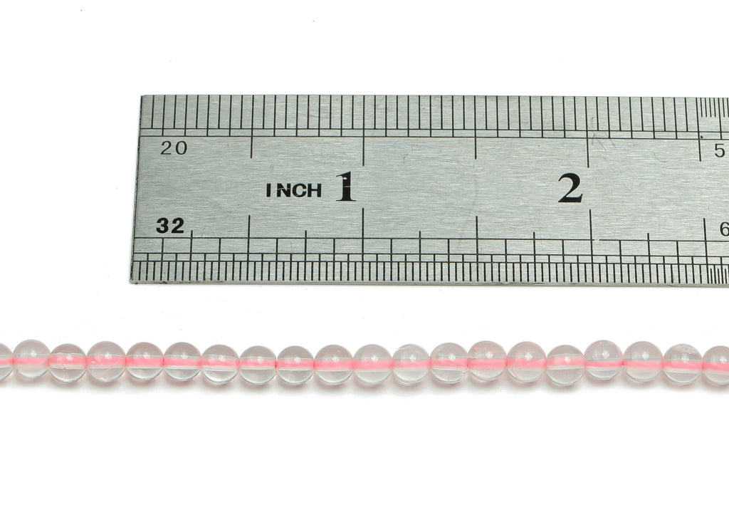 Crystal Powder Round Beads 4mm - 15.5 inch - Round Gemstone Beads - Natural Stone Beads - 4x4mm - NS1531 - DOMEDBAZAAR