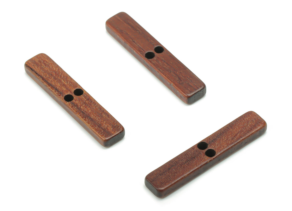 Natural Wooden Stick Earring Connectors - Natural Wooden Stick Charms and Pendant - DIY Jewelry Making Supplies - 23.62x4.71x2.65mm - BB1140 - DOMEDBAZAAR