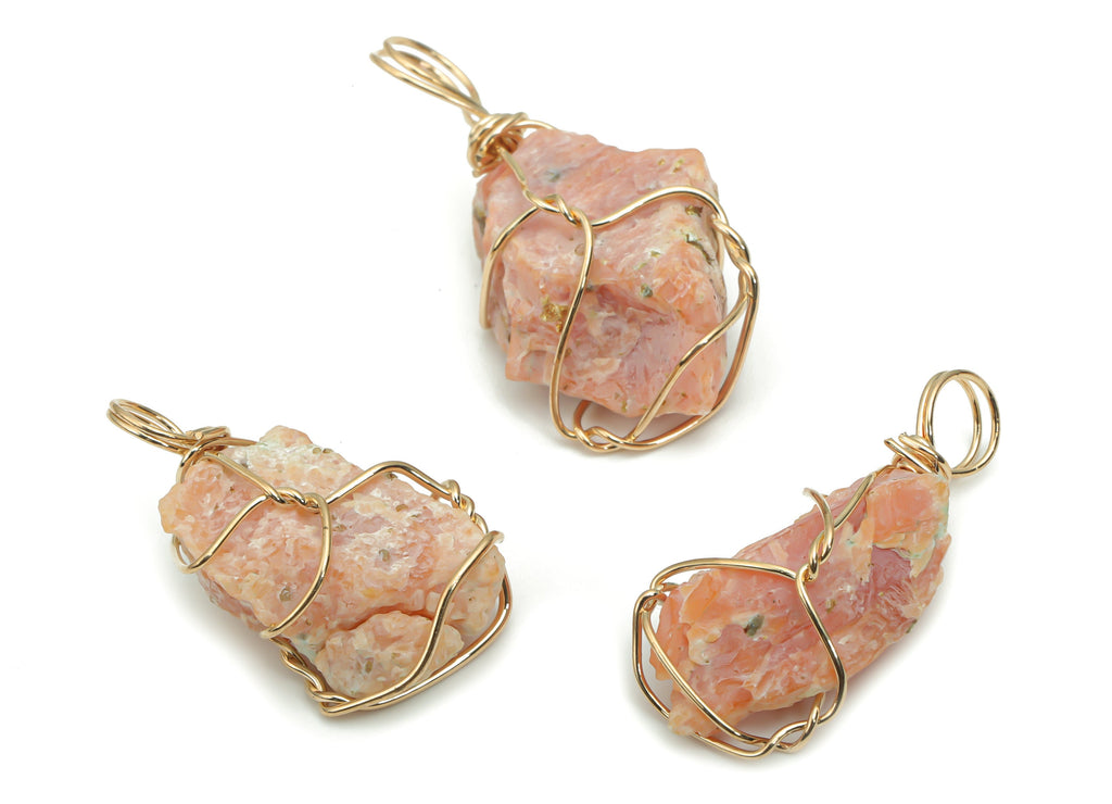 Sunstone Palm Stone Charms - Brass Irregular Frame Pendant - Iron Loop - Natural Stone - Gold Tone Plated Brass – 28.19x9.04x7.22mm – NS1581 - DOMEDBAZAAR