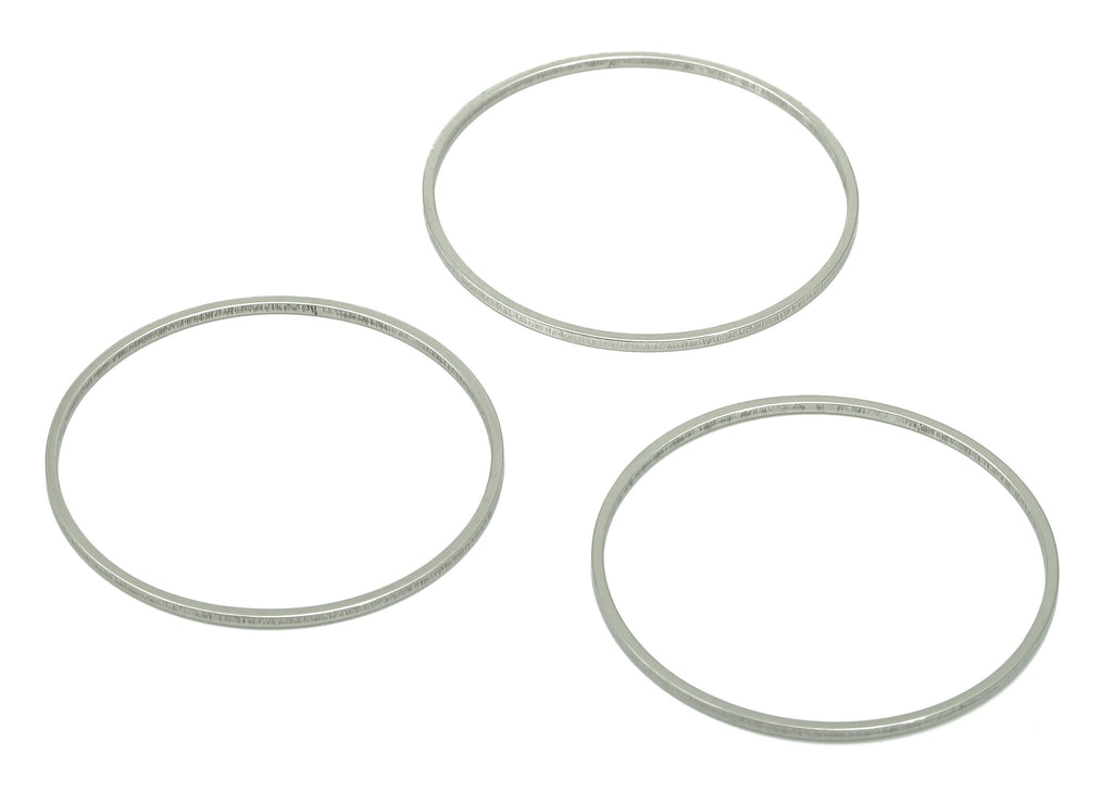 Stainless Steel 201 Round Hoop Connector - 32*1*1mm - Stainless Steel 201 Circle Ring Links - Jewelry Supplies - 31.84x31.84x1mm - SS1367-32 - DOMEDBAZAAR