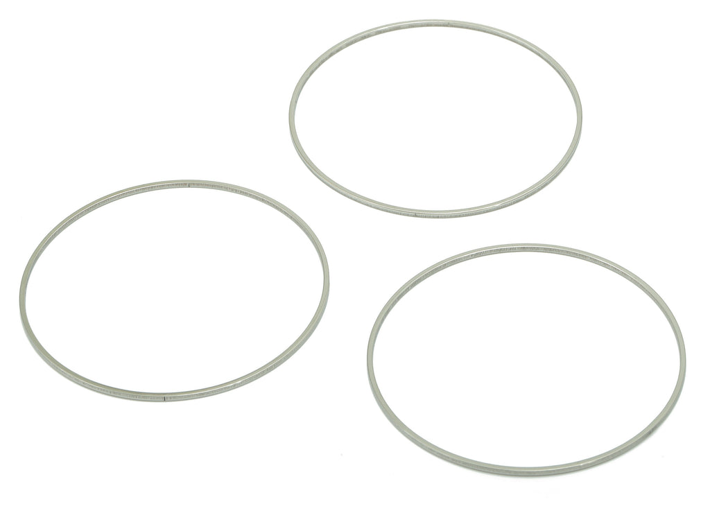 Stainless Steel 201 Round Hoop Connector - 50*1*1mm - Stainless Steel 201 Circle Ring Links - Jewelry Supplies - 49.82x49.82x1mm - SS1367-50 - DOMEDBAZAAR