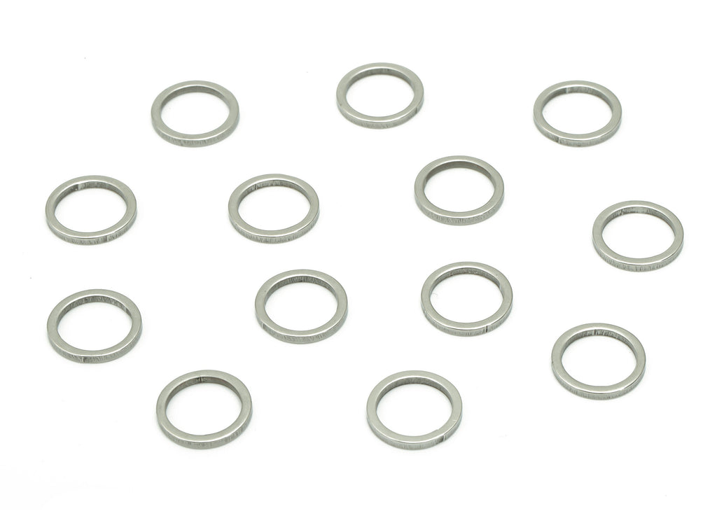 Stainless Steel 201 Round Hoop Connector - 9*1*1mm - Stainless Steel 201 Circle Ring Links - Jewelry Supplies - 8.92x8.92x1mm - SS1367-9 - DOMEDBAZAAR