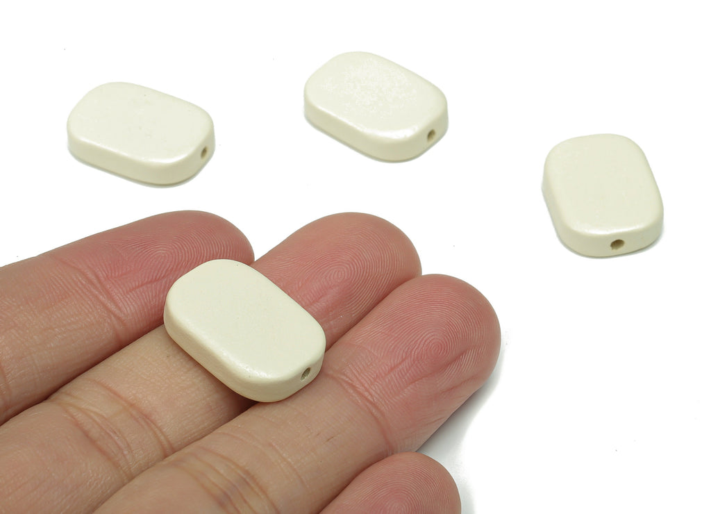 Hemu Wood Rectangle Earring Connector - Hemu Wood Rectangle Charms and Pendant - DIY Jewelry Making Supplies - 19.32x13.53x5mm - BB1208 - DOMEDBAZAAR