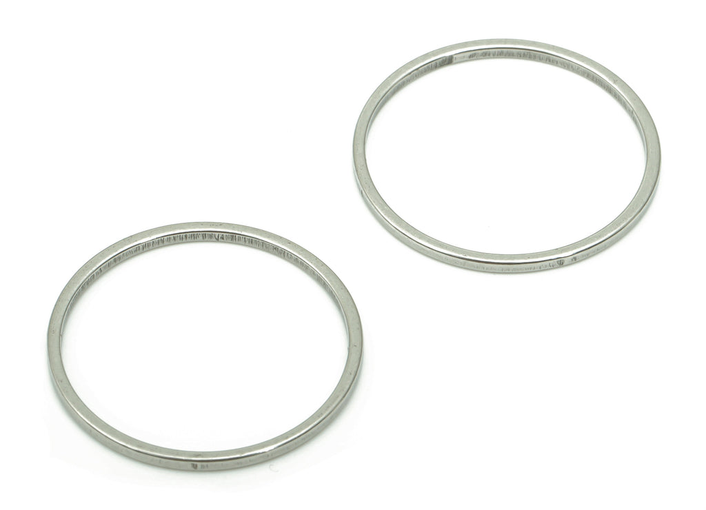 Stainless Steel 201 Round Hoop Connector - 19*1*1mm - Stainless Steel 201 Circle Ring Links - Jewelry Supplies - 18.78x18.78x1mm - SS1367-19 - DOMEDBAZAAR