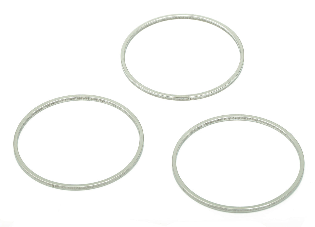 Stainless Steel 201 Round Hoop Connector - 28*1*1mm - Stainless Steel 201 Circle Ring Links - Jewelry Supplies - 27.82x27.82x1mm - SS1367-28 - DOMEDBAZAAR