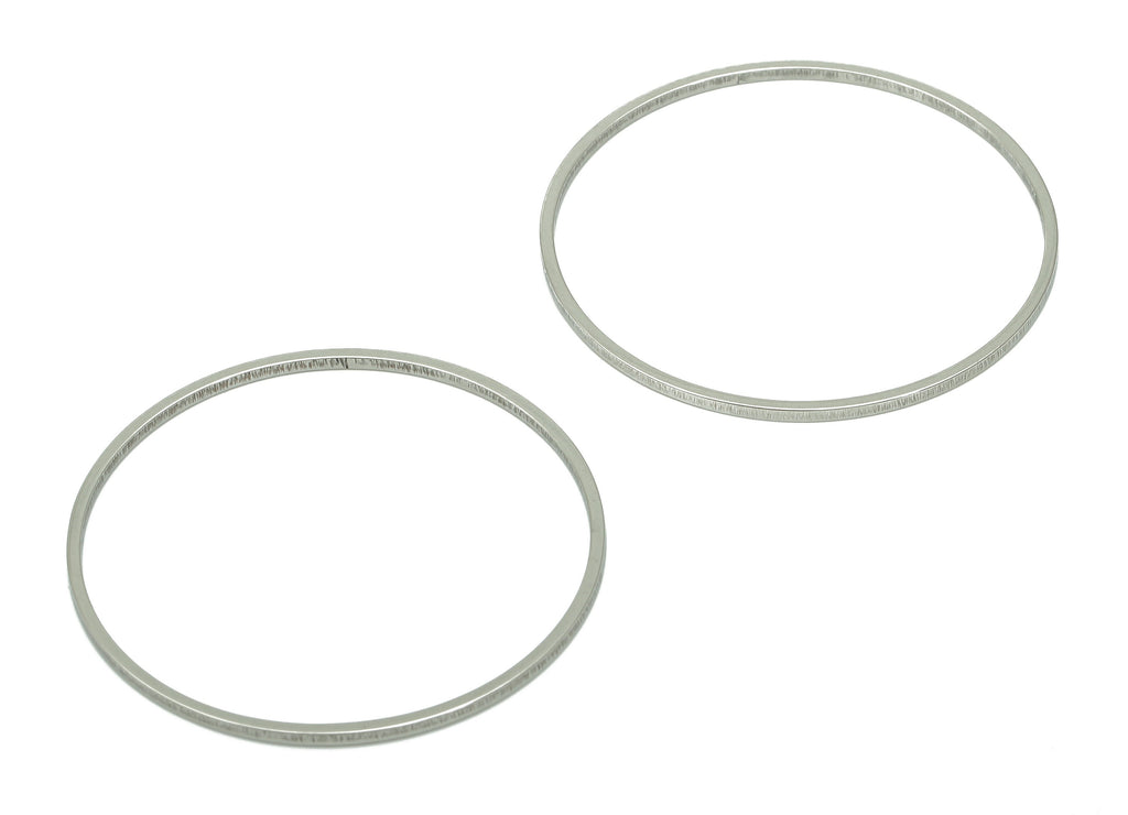 Stainless Steel 201 Round Hoop Connector - 32*1*1mm - Stainless Steel 201 Circle Ring Links - Jewelry Supplies - 31.84x31.84x1mm - SS1367-32 - DOMEDBAZAAR