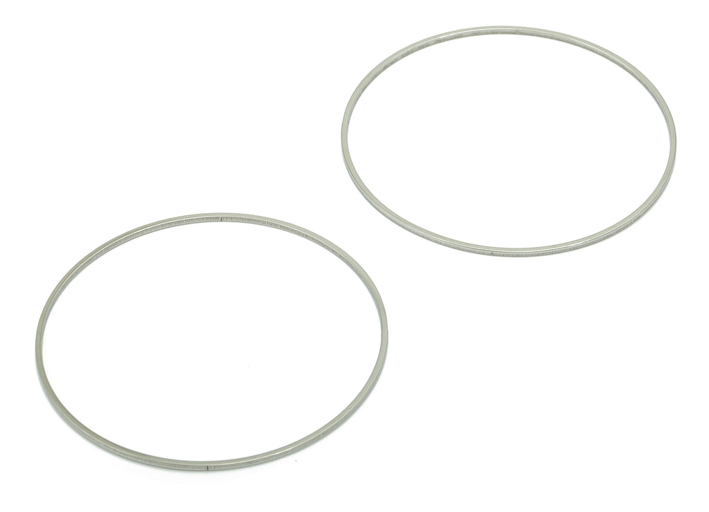 Stainless Steel 201 Round Hoop Connector - 50*1*1mm - Stainless Steel 201 Circle Ring Links - Jewelry Supplies - 49.82x49.82x1mm - SS1367-50 - DOMEDBAZAAR