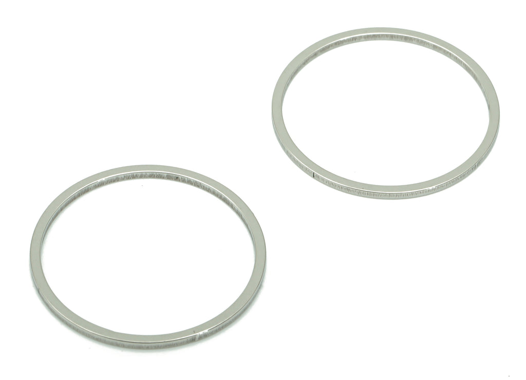 Stainless Steel 201 Round Hoop Earring Connector - 20*0.8*0.8mm - Stainless Steel 201 Circle Ring Links - 19.82x19.82x0.78mm - SS1368-20 - DOMEDBAZAAR
