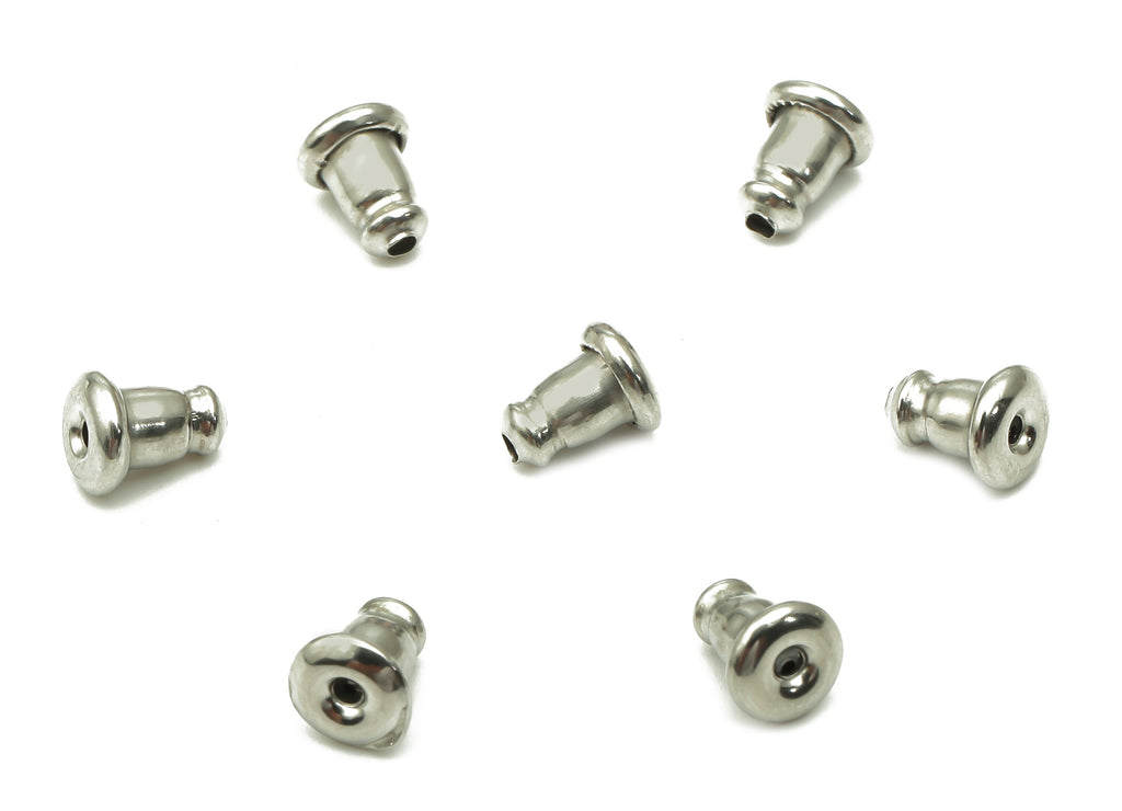 Stainless Steel Earring Clips - 316 Stainless Steel Screw Back Clips E –  DOMEDBAZAAR