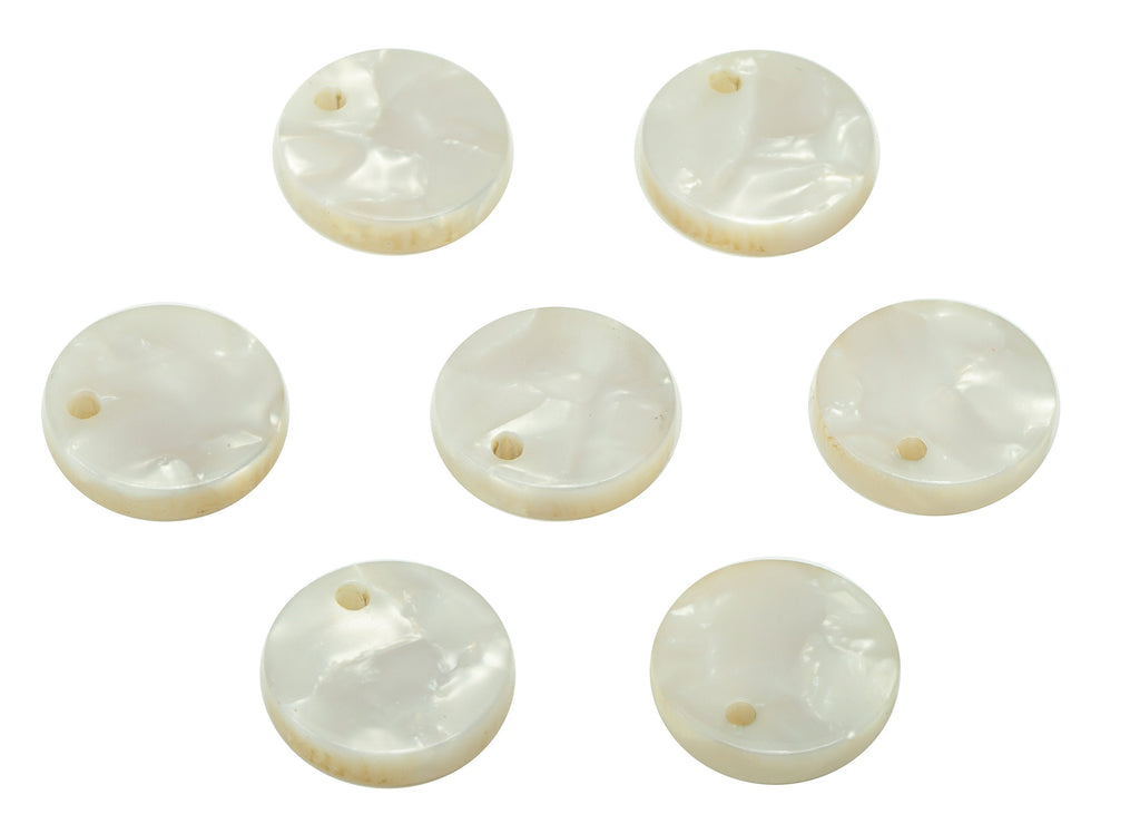 Acetate Acrylic Round Earring Charms - Circle Earring pendant - Jewelry Supplies - Color Code: A12- 11.2 x 11.2x 2.66mm- AC1483-A12 - DOMEDBAZAAR