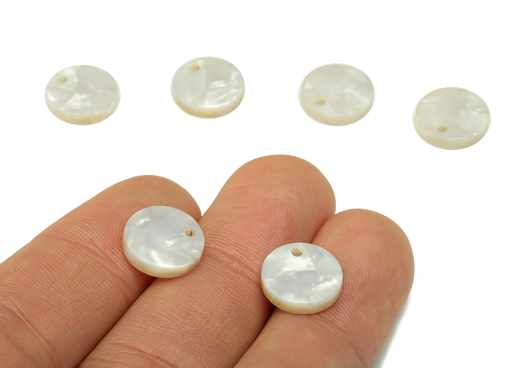 Acetate Acrylic Round Earring Charms - Circle Earring pendant - Jewelry Supplies - Color Code: A12- 11.2 x 11.2x 2.66mm- AC1483-A12 - DOMEDBAZAAR