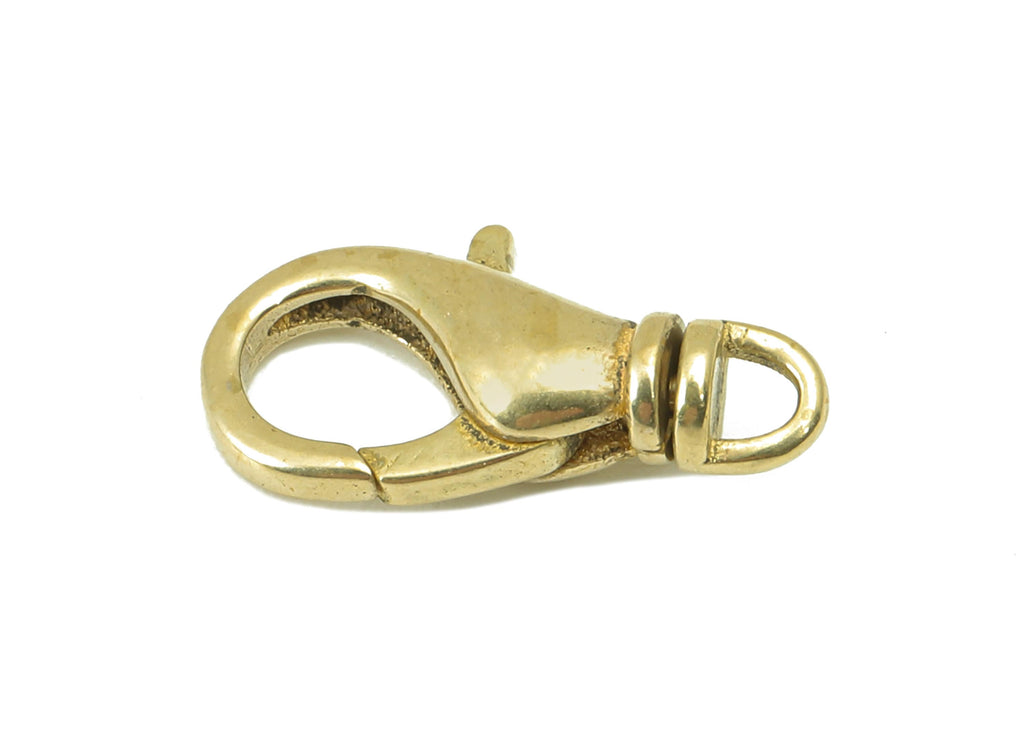 Brass Lobster Claw Clasps - Raw Brass Mini Parrot Clasp -Jewelry Supplies - For Bracelet - For Necklace - 15.96 x 8.31 x 3.96mm - PP8310 - DOMEDBAZAAR
