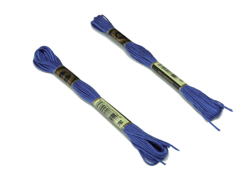 Embroidery Floss - 12 Skeins of 8 meters - Embroidery Thread - Cross Stitch Floss - Embroidery Accessories - HM1055-792 - DOMEDBAZAAR