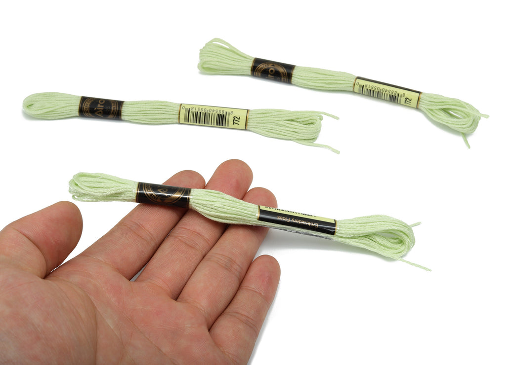 Embroidery Floss - 12 Skeins of 8 meters - Embroidery Thread - Cross Stitch Floss - Embroidery Accessories - HM1055-772 - DOMEDBAZAAR