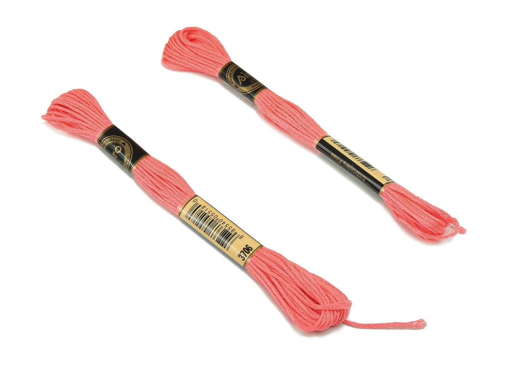 Embroidery Floss - 12 Skeins of 8 meters - Embroidery Thread - Cross Stitch Floss - Embroidery Accessories - HM1055-3706 - DOMEDBAZAAR