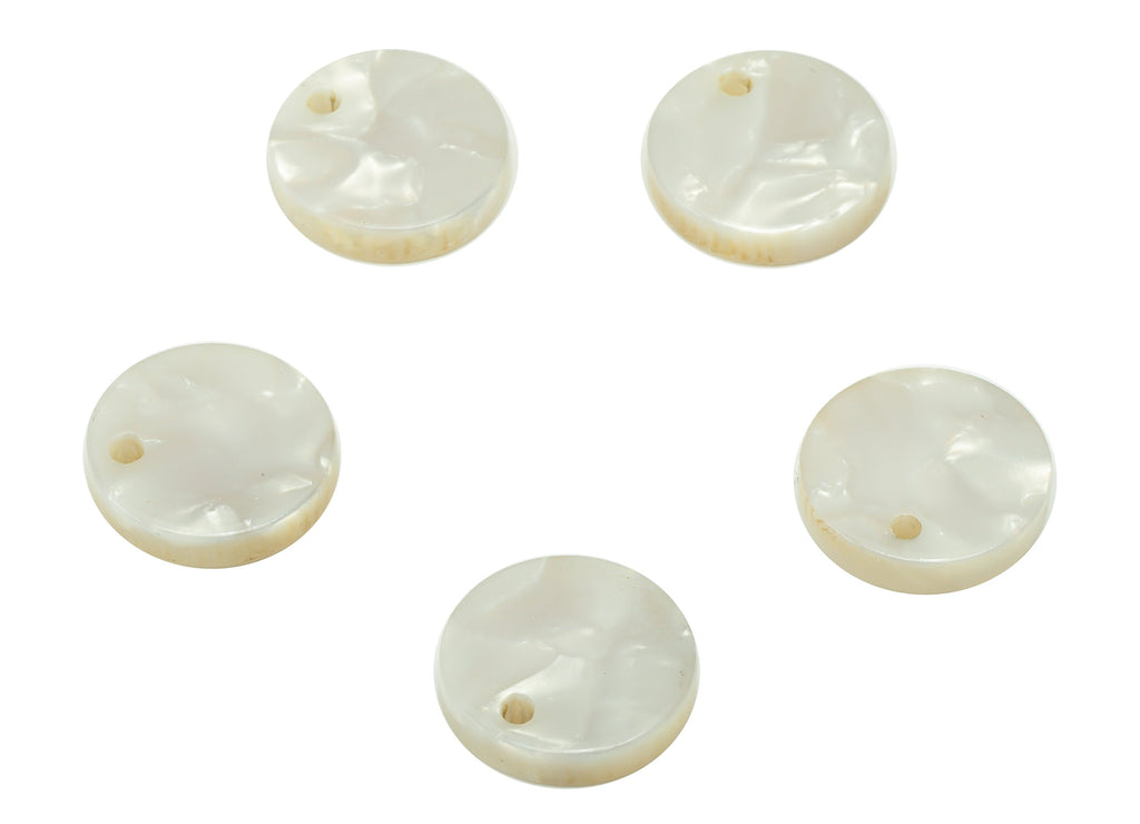 Acetate Acrylic Round Earring Charms - Circle Earring pendant - Jewelry Supplies - Color Code: A12- 11.2 x 11.2x 2.66mm- AC1483-A12 - DOMEDBAZAAR